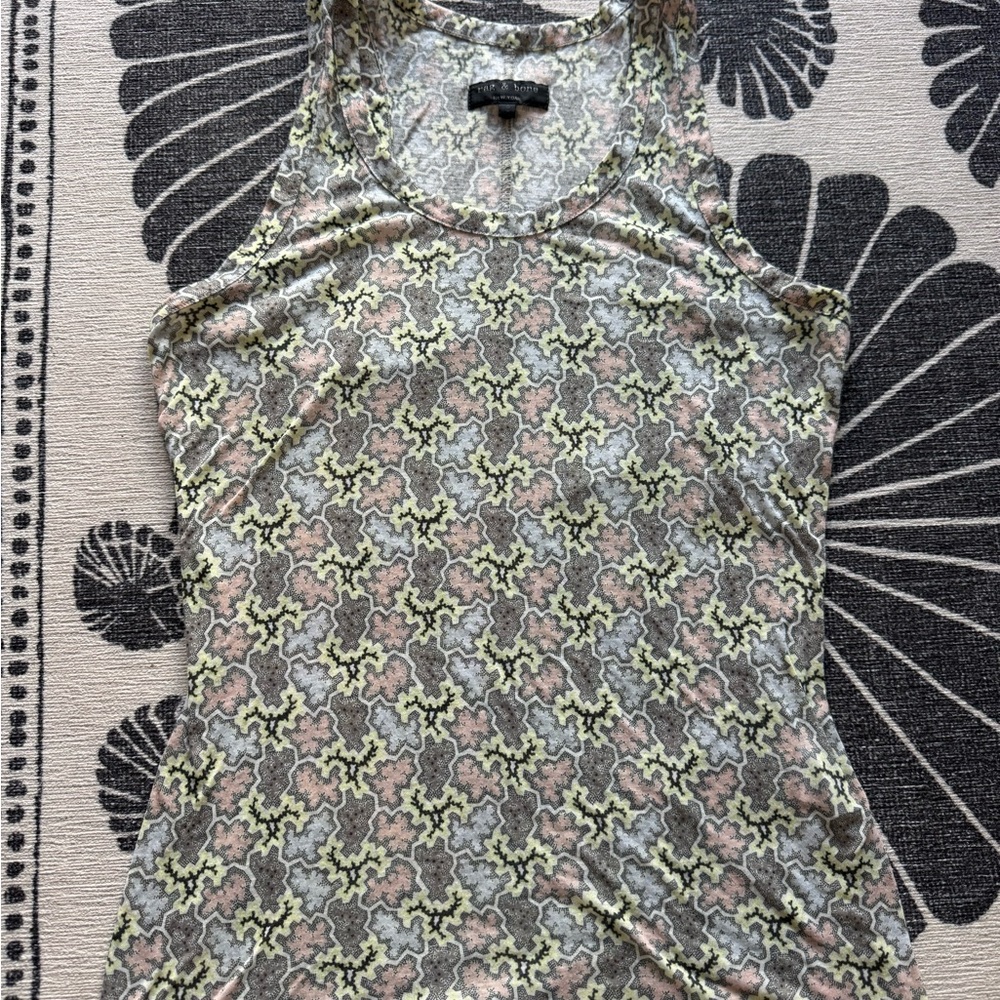 rag & bone Multicolor Patterned Tank Top